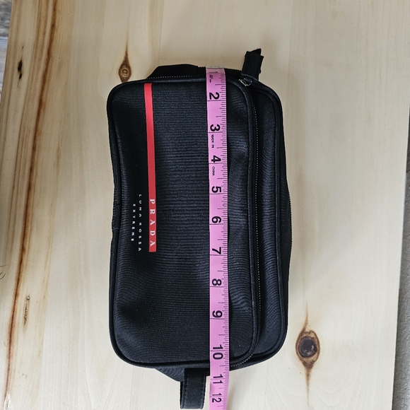 Prada Luna Rossa Extreme Toiletry Bag Black - Picture 2 of 4